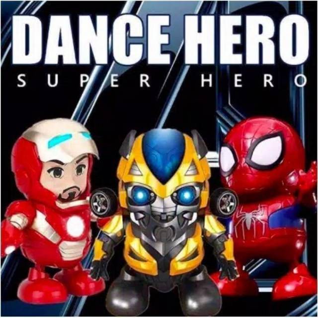 DANCE ROBOT SUPER HERO MAINAN JOGET