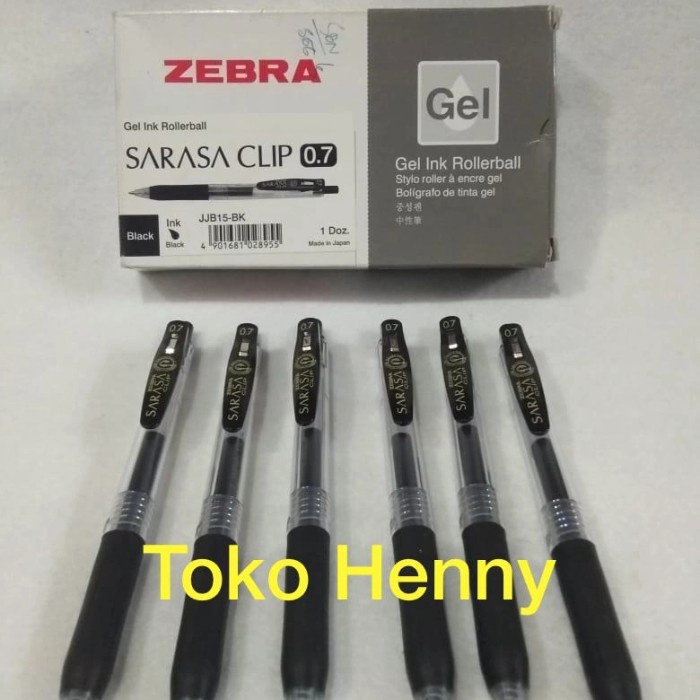 

Sale Pen Sarasa 0,7 Hitam Dari Zebra Diskon