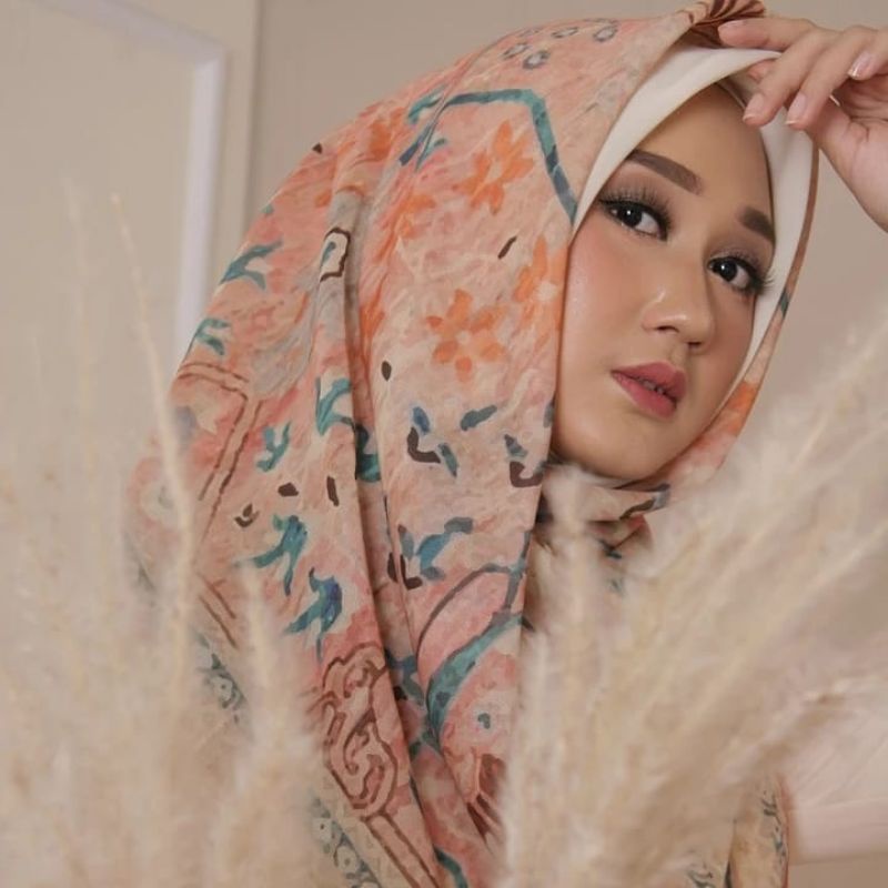 Pelangi Asmara Hijab Voal Premium Hijab Voal Motif Voal Ultrafine Voal Jilbab Segi Empat Voal