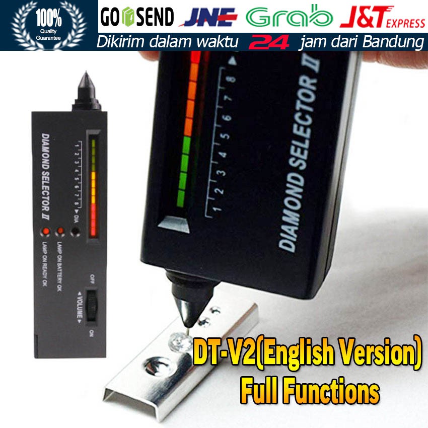 Diamond Selector ii/II - Alat Ukur Kekerasan Batu Berlian  Permata Akik Tester Alat Tes Uji Keaslian