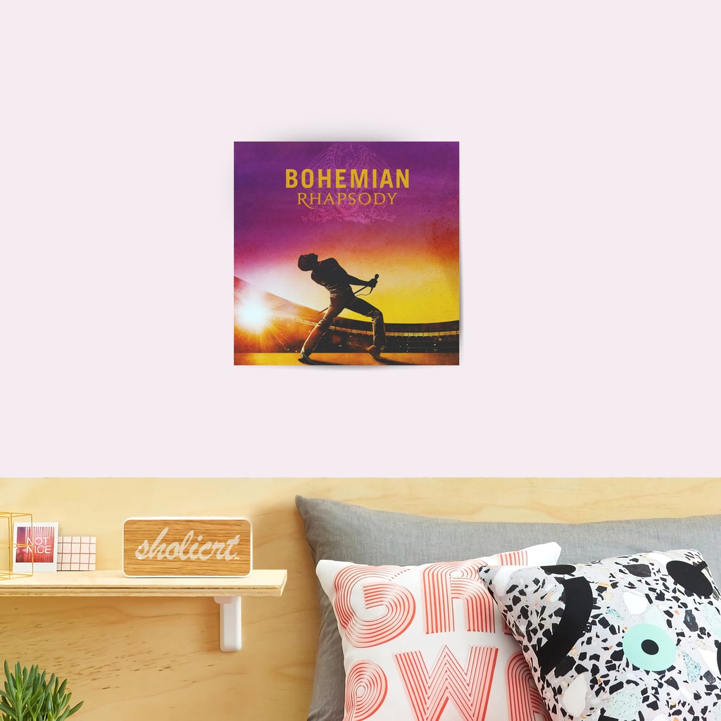 HIASAN DINDING - POSTER KAYU WALLDECOR - WALLPAPER Queen music Q01