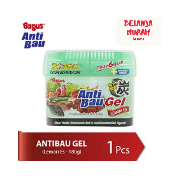 BAGUS Anti Bau Lemari Es Gel 180g Penghilang Bau Kulkas