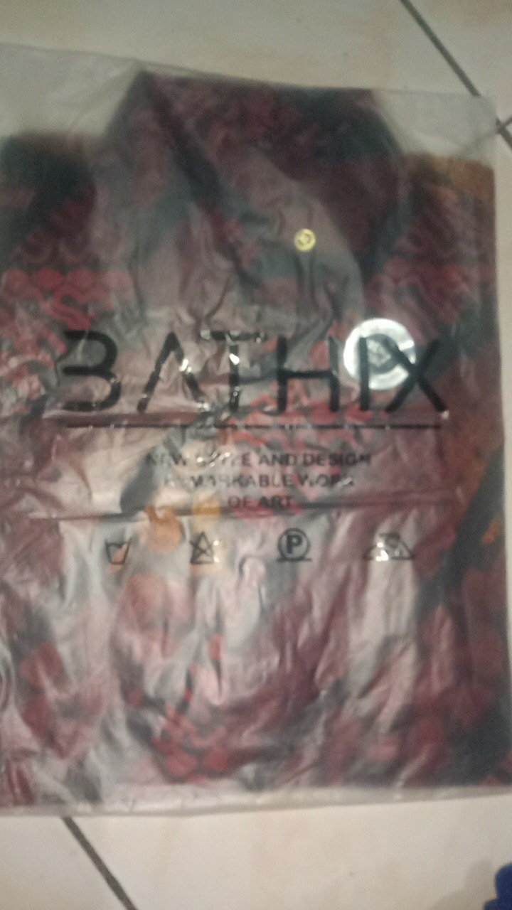 Bswart Batik Hrb026 Kenongo Hem Pendek Padi Pekalongan M L Xl Batik Pria Murah Modern Grosir Batik