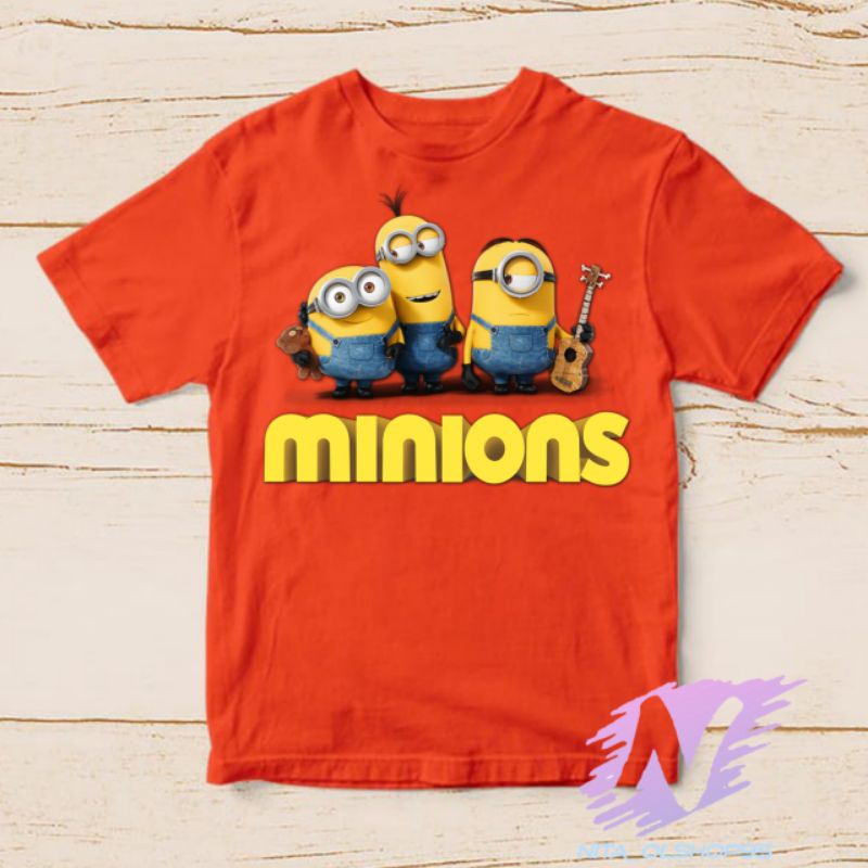 kaos anak Minions baju kartun anak