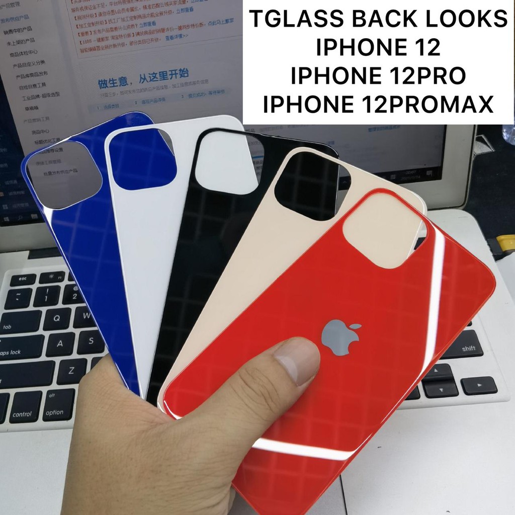 Anti Gores Belakang Iphone 12 Iphone 12 Pro Iphone 12 Pro MAX Tempered Glass Back Looks Like