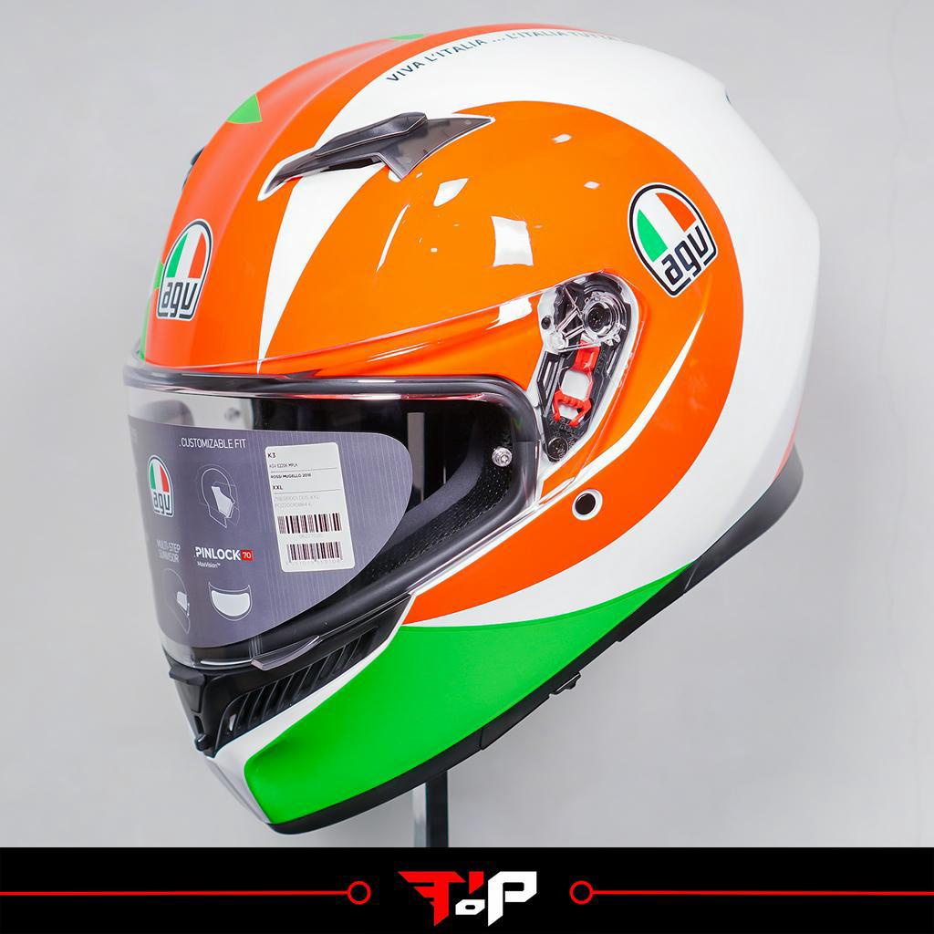 AGV_HELMET K3 ROSSI MUGELLO 2018 FULL FACE
