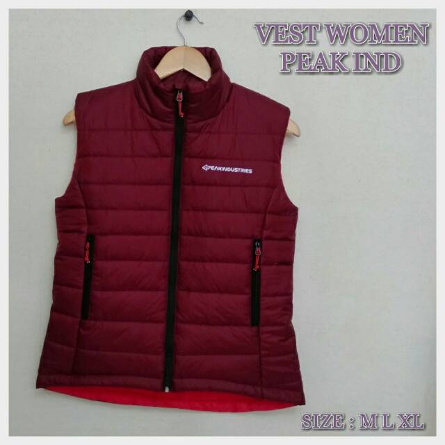 Rompi Tebal Vest Mayer Pelindung Dada Wanita Terbaru Original Peak Industries