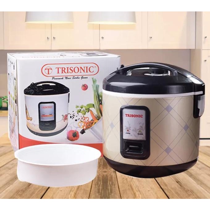 TRISONIC Rice Cooker 1.8 Liter Magic Com 3in1 Anti Lengket Bergaransi