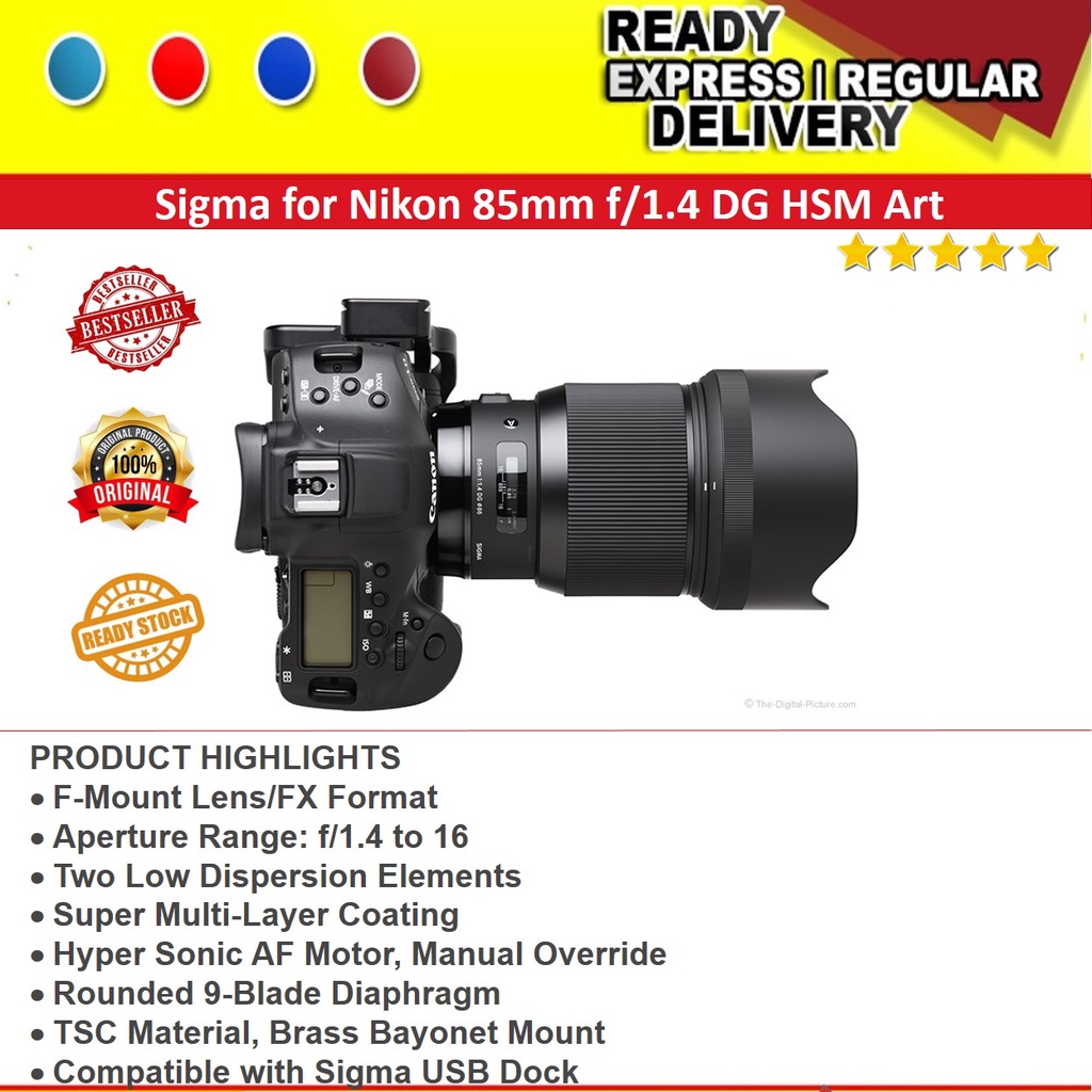 Sigma for Nikon 85mm f/1.4 DG HSM Art