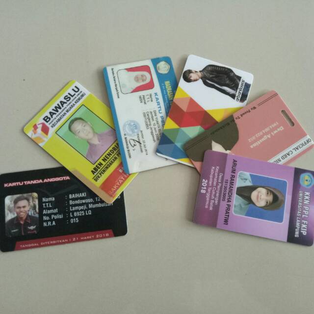 

Cetak ID Card, Kartu Mahasiswa, Kartu Pelajar, Kartu Member