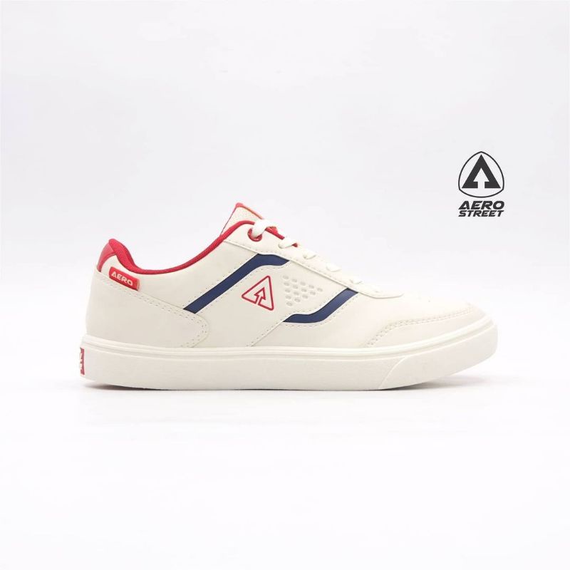 Aerostreet 42 45 Tokyo White Natural - Sepatu Sneakers Casual Pria Wanita Aero Street