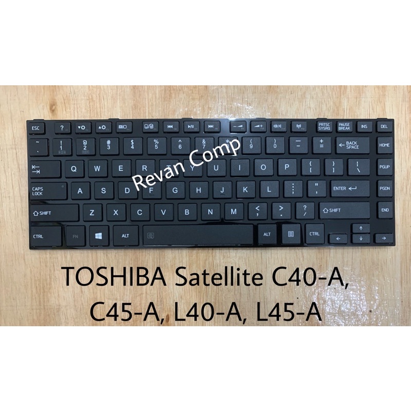 Replacement Latin Spanish Keyboard For Toshiba Satellite C40-A, C40D-A, C45-A, C45D-A Laptops