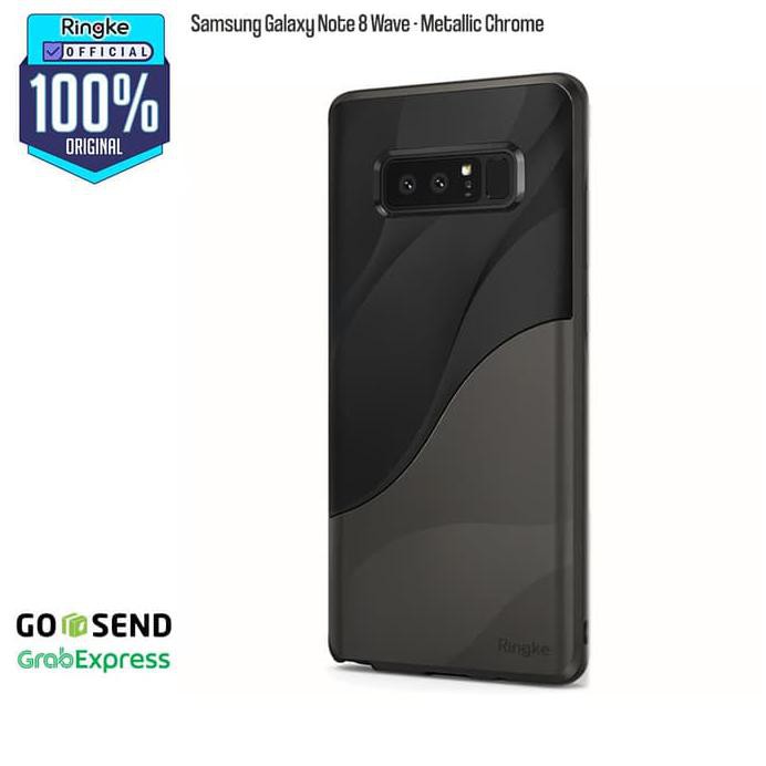 REARTH RINGKE WAVE PROTECTION CASE GALAXY NOTE 8 METALLIC CHROME