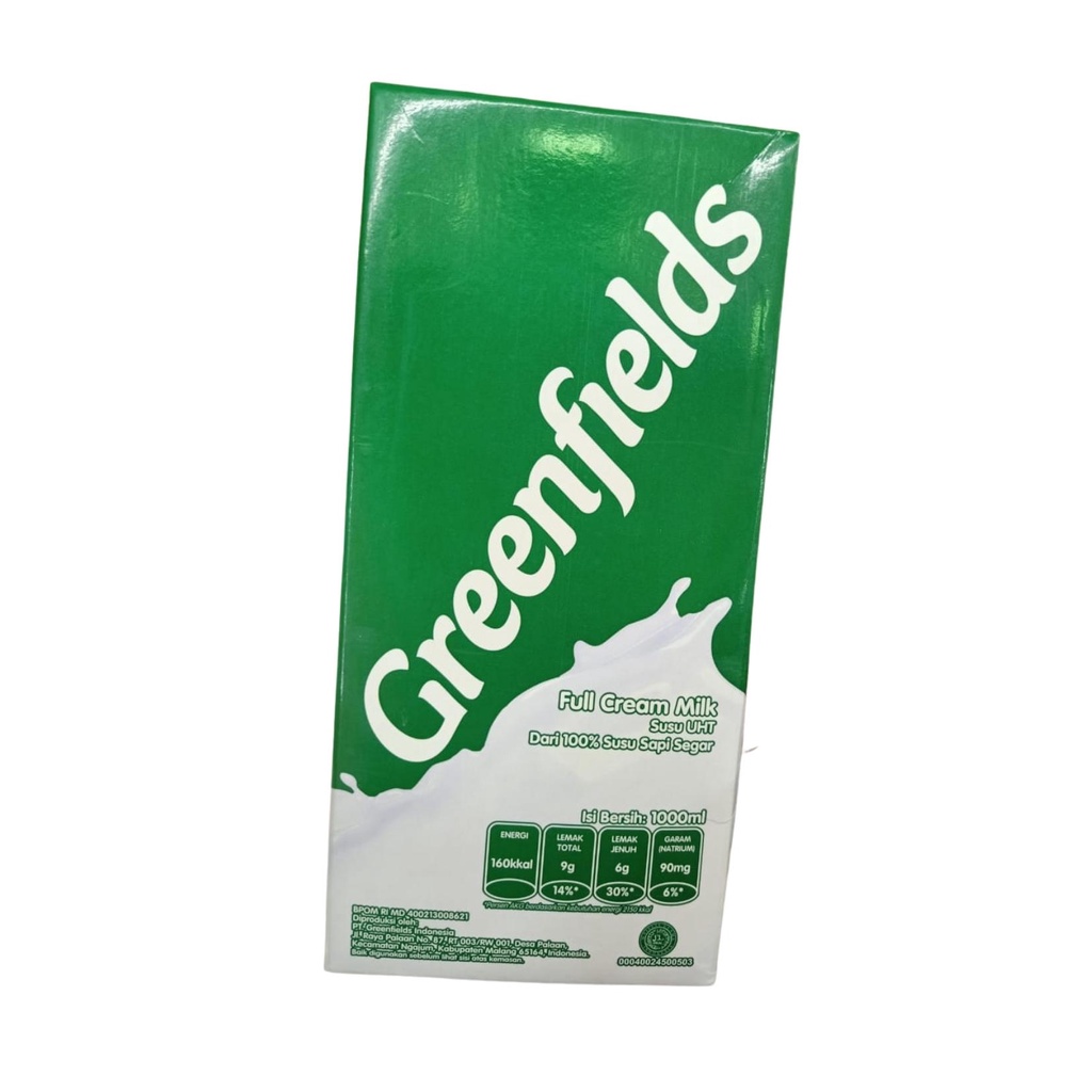 

Susu Segar Greenfields 1000ml Full Cream 1L UHT Original / Choco Malt