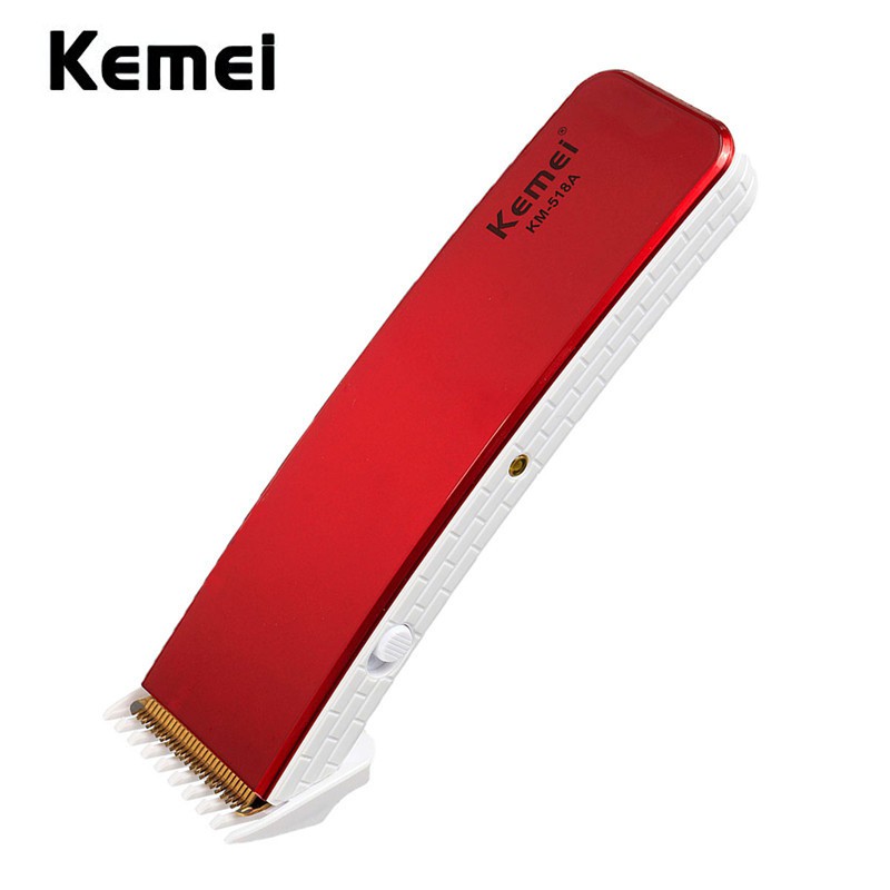 Portable Professional Kemei KM-518A Men's Rechargable Electric Hair Beard Clipper Trimmer