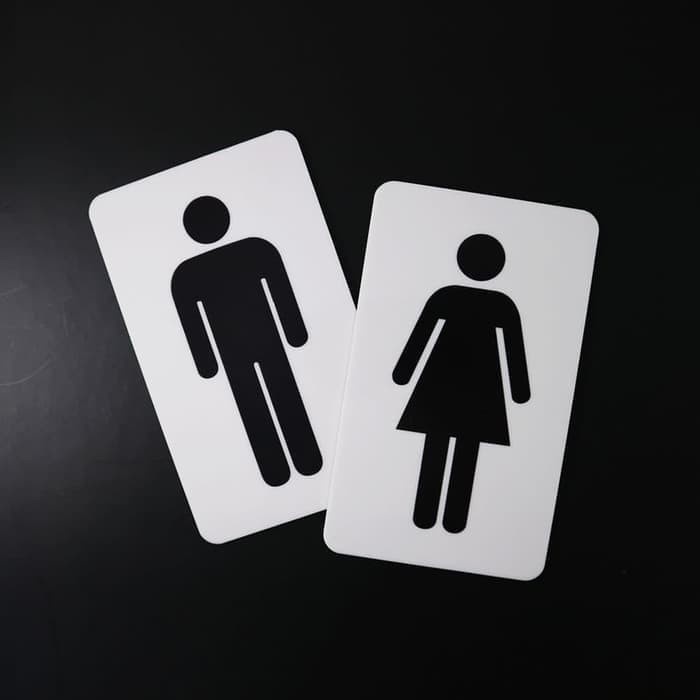 

Grosir Acrylic Signage Toilet /Signboard timbul