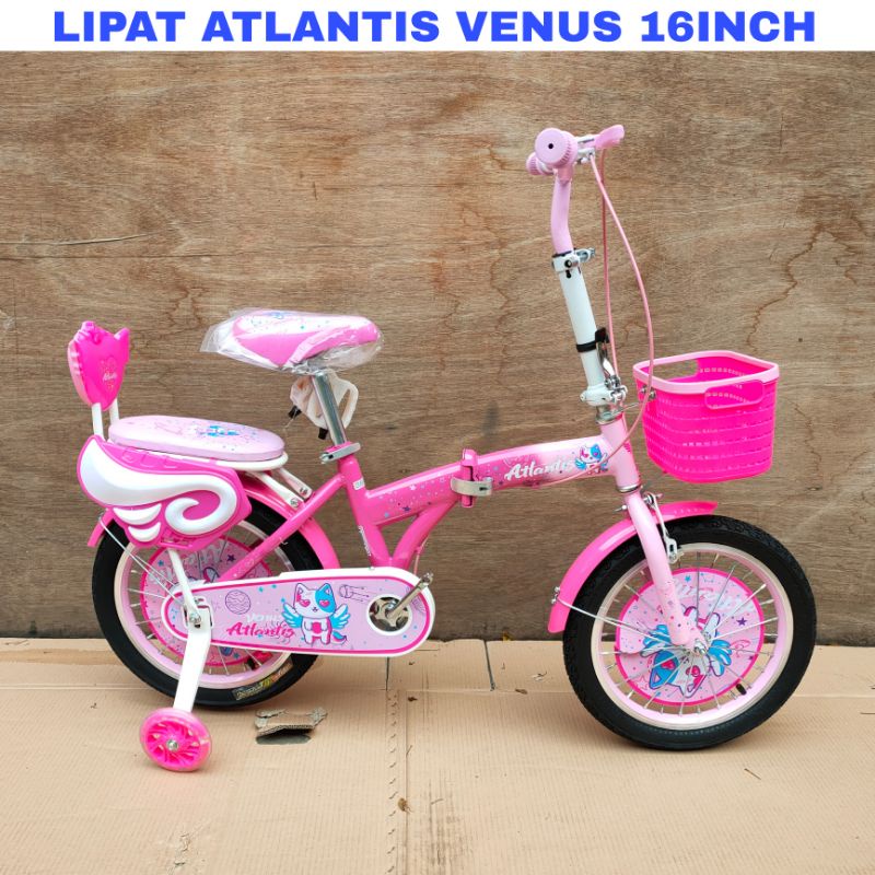 Sepeda Lipat Atlantis VENUS 16Inch Hi-ten stell