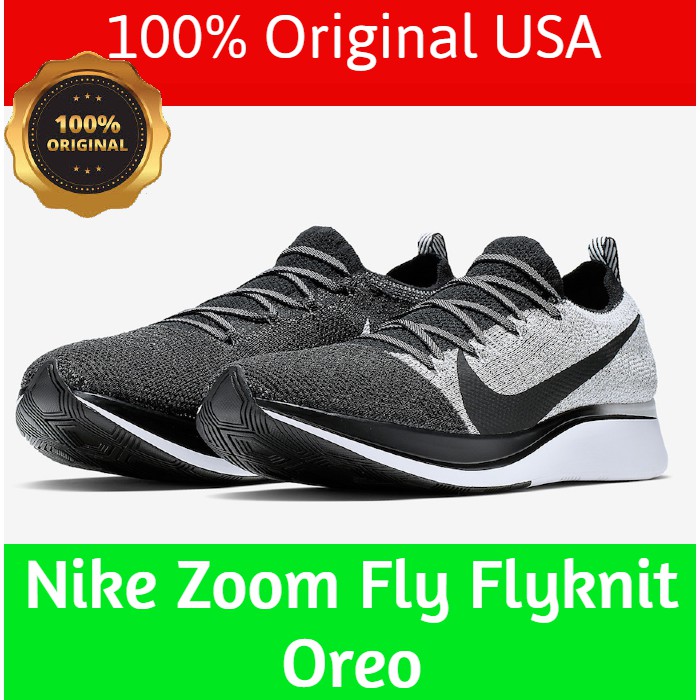 "USANIKE" Nike Zoom Fly Flyknit Oreo 100% ORIGINAL Import USA