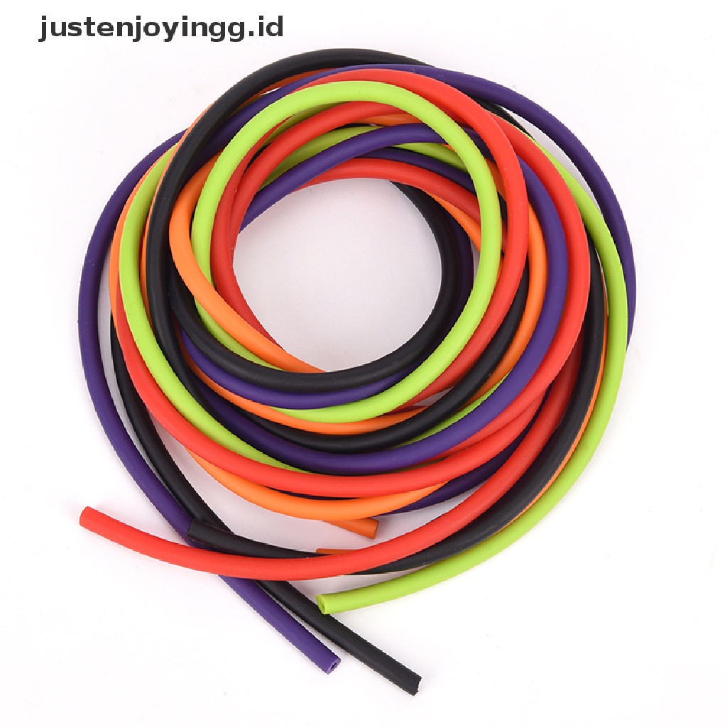 // justenjoyingg.id // 1m 1745 Outdoor Latex Rubber Tube Stretch Elastic For Slingshot Replacement Band ~