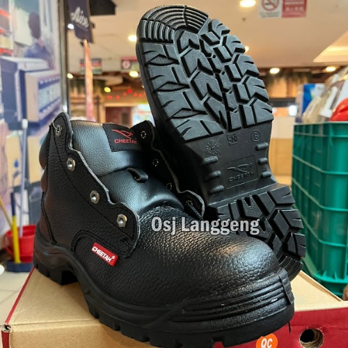 Sepatu Safety Cheetah 3180 H Hitam / Safety Shoes Cheetah 3180 H Black