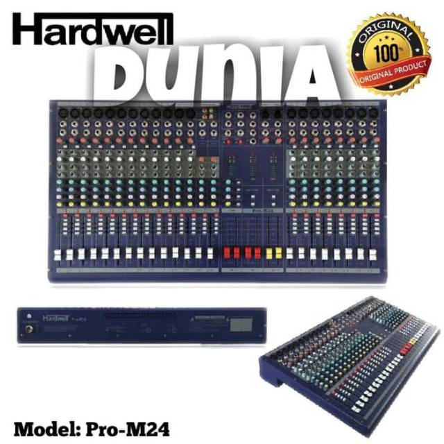 Mixer Audio Hardwell Pro M24 Original 24 Channel