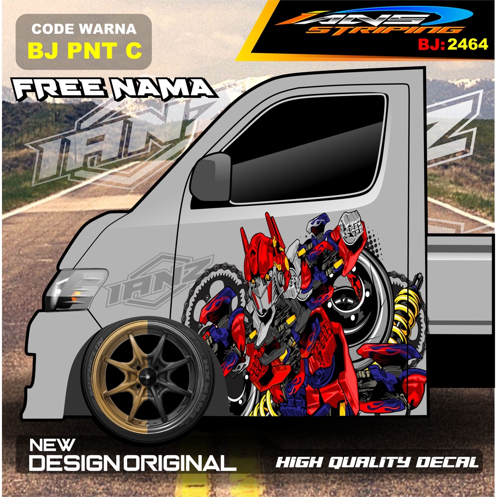 VARIASI STICKER PINTU PICK UP GRANMAX / DECAL STIKER PINTU MOBIL CARRY L300 / STIKER PINTU PICK UP / STIKER MOBIL