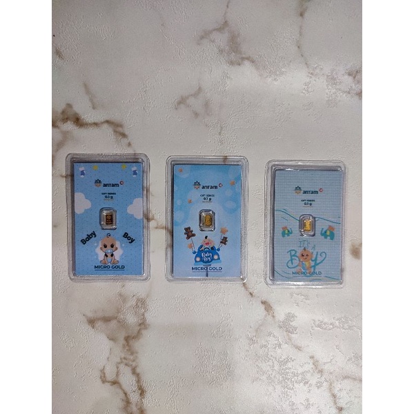 Logam Mulia Antam x Hartadinata Baby Boy Series 0.1 gr