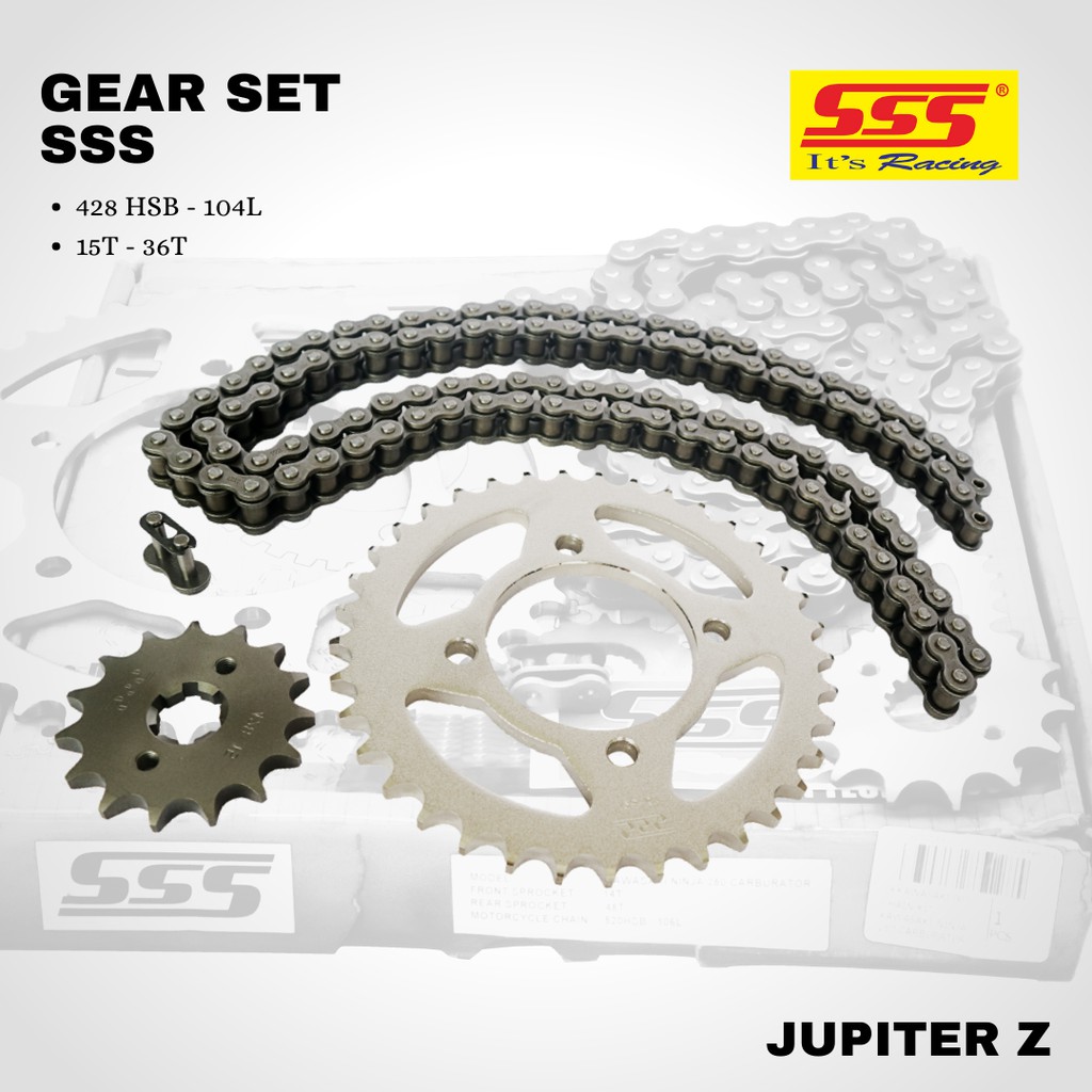 Gear gir set paket SSS Jupiter z 428 15 36