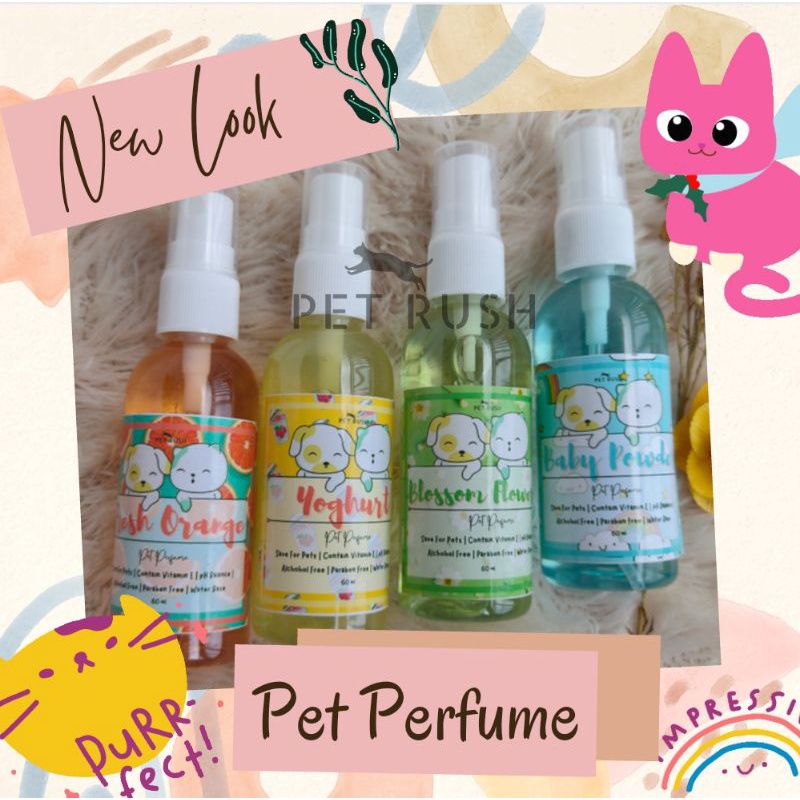 PARFUM KUCING | MINYAK WANGI KUCING 60 ML | 24 AROMA FRESH