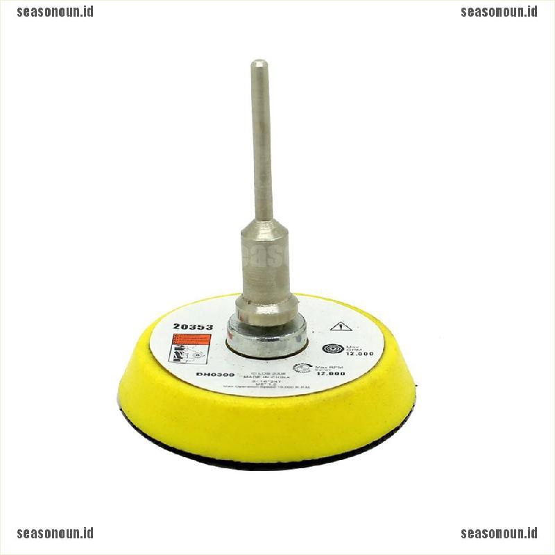 【un】2 Inch Disc Sanding Polish Polishing Pad Backer Plate 3mm Shank