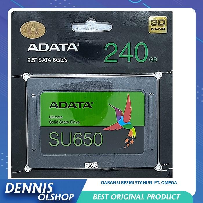Ssd | Ssd Adata Su650 240Gb Sata