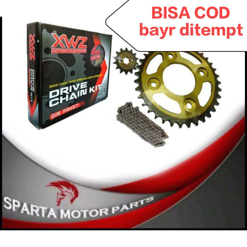 gear set sepuh revo absolud 110