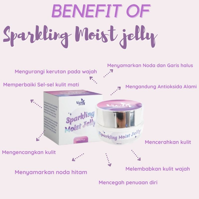 SPARKLING MOIST JELLY BPOM | VINDY SKINCARE