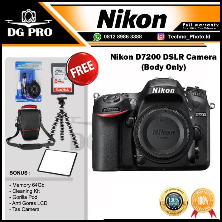 Nikon D7200 Body Only - Kamera Nikon D7200 Bodi