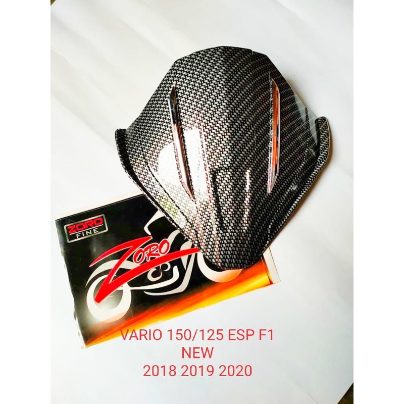 VISOR CARBON BEAT KARBU-VARIO 110 f1-VARIO TECHNO 125-VARIO 150 lama-VARIO 150 new- beat injeksi