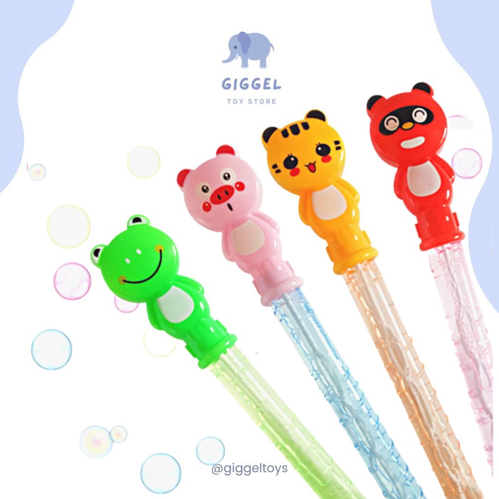 [ Giggel ] Mainan Gelembung Stick Bubble Jumbo 36 CM/  Bubble Sabun Stik Panjang / Gelembung Tiup Balon