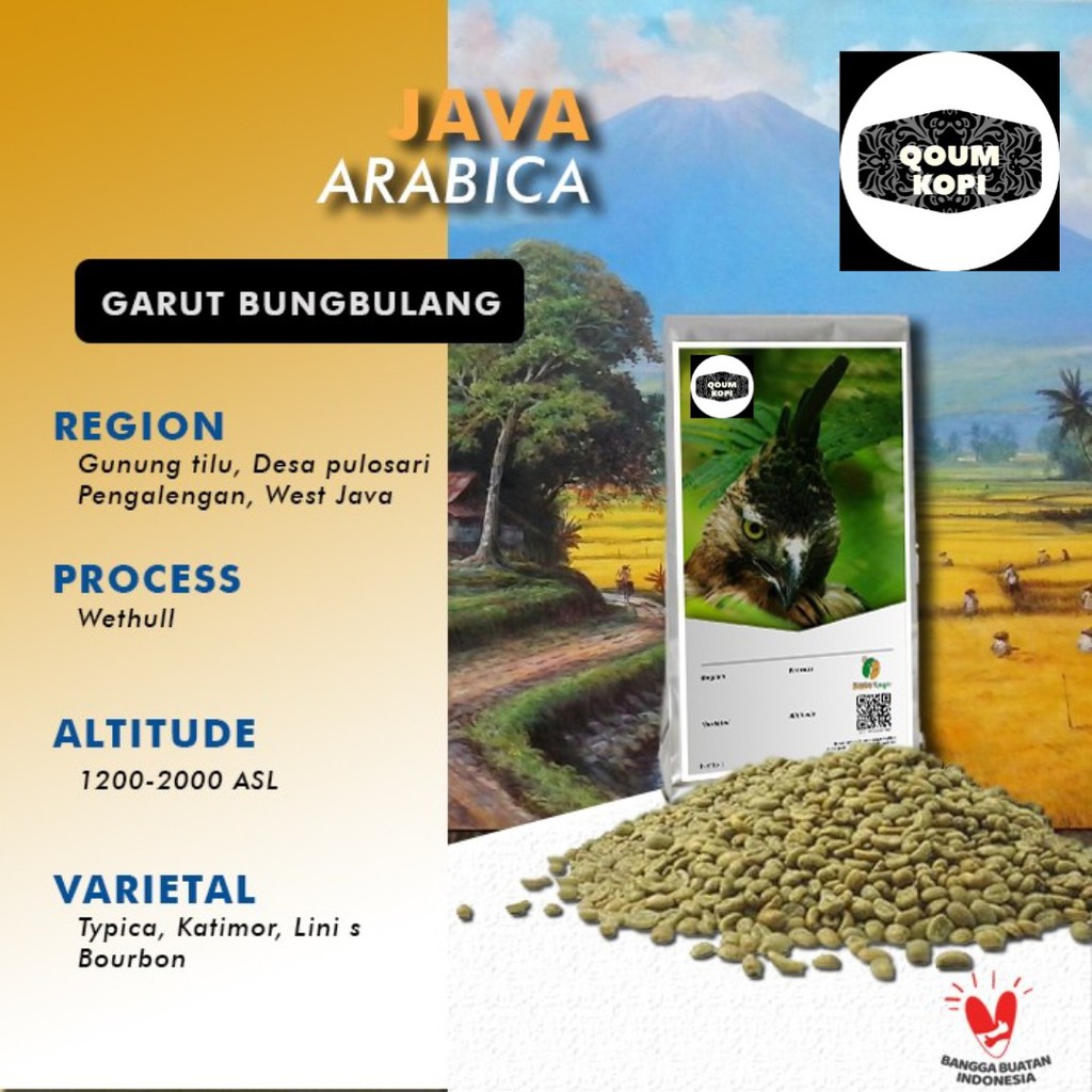 

Arabica Greenbean Garut bungbulang Wethull process