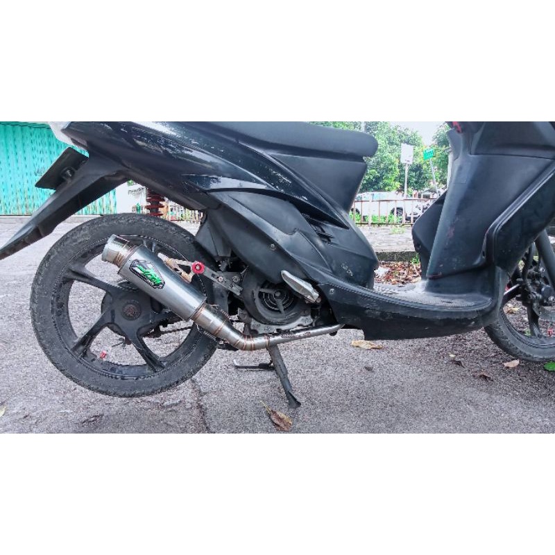 leher knalpot pipa knalpot Inlet 38 mm dan 50 mm Mio soul karbu Mio soul GT Mio sporty smile