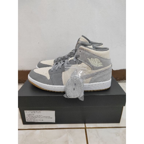 Air Jordan 1 Mid SE Coconut Milk Hoops Point (TERMURAH)