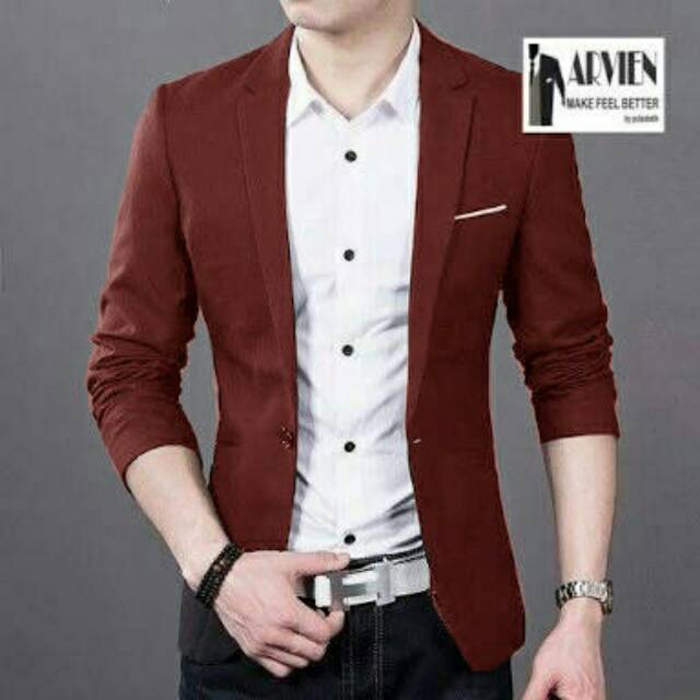 Blazer Kantor Cowo / Baju Kantor Pria | blazer arvian