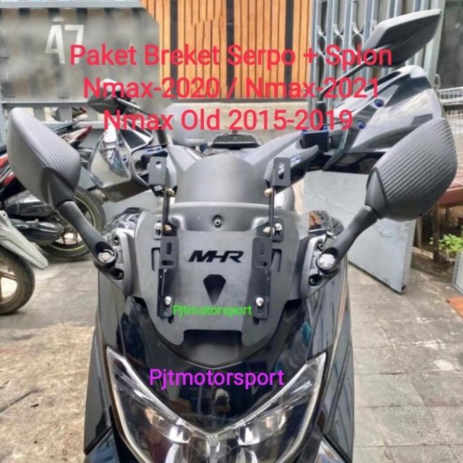 Bracket Spion Winsil Serpo All New Nmax-155 2020 / Nmax155 Old "MHR" - bracket + spion
