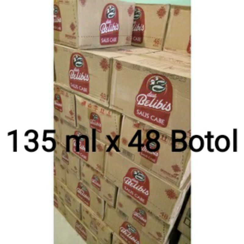 

Belibis sambal 135ml per dus isi 48 botol