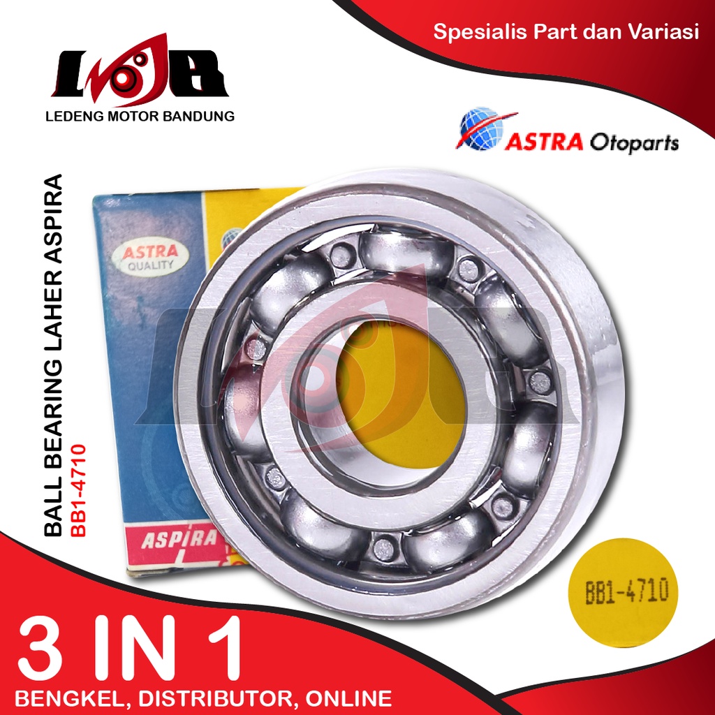 Aspira Bearing Laher 6205 Bb1-4710 Kruk As Motor Matic Bebek Sport Bearing Roda Dan Mesin