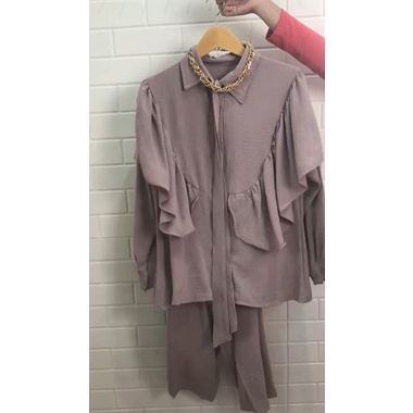 Setelan Celana Crinkle