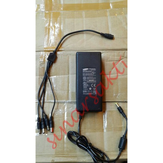 Adaptor cctv 12v 5a ( bisa buat 4bh cctv ) 4 line