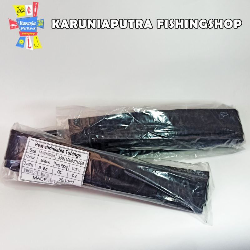 Grip Bakar Joran Pancing Grip Karet Bakar Heat Shrink 1meter
