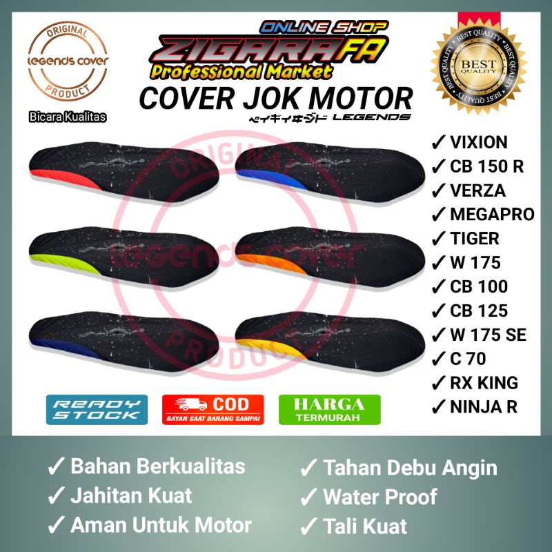 Cover Jok Motor / Sarung Jok Motor / Sarung Jok Murah / Cover Jok Murah / CB 150 R / Vixion / Verza / Mega Pro / Tiger / Bison / Terbaru / Terlaris / Cod