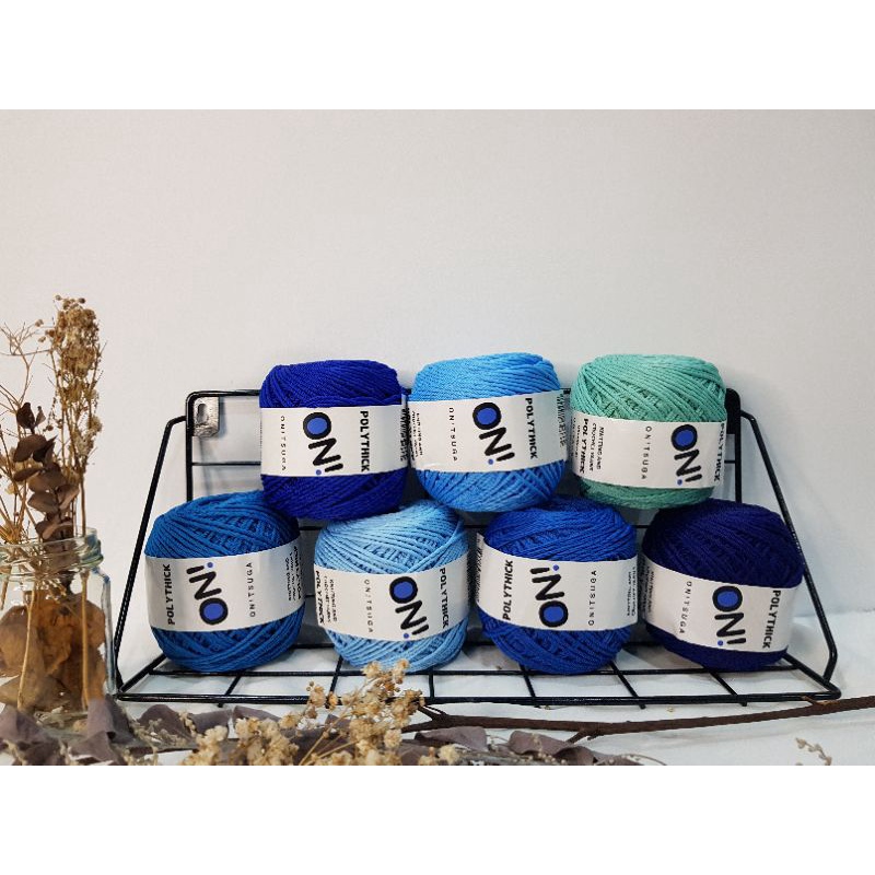 Benang Rajut Polythick / Onitsuga (Biru)
