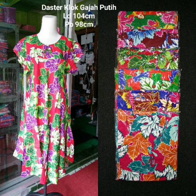 daster klok Gajah Putih