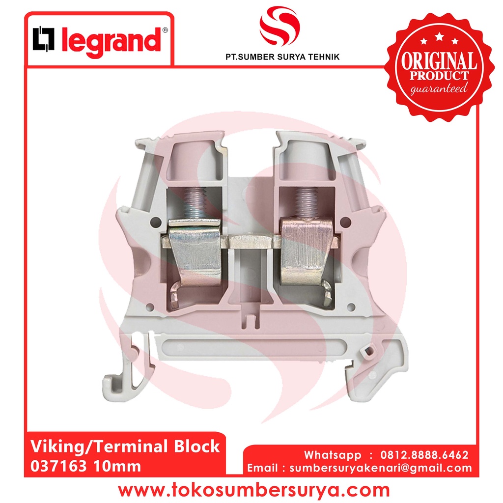 Viking Legrand 037163 / Terminal Block Legrand Ukuran 10mm